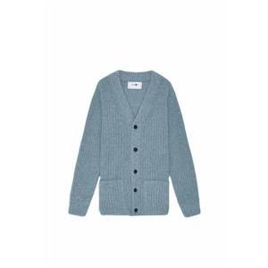 NEW NN07 men's benzon cardigan in light grey multi